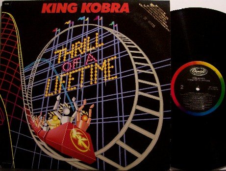 King Kobra - Thrill Of A Lifetime - Vinyl LP Record - Cobra - Carmine Appice - Rock