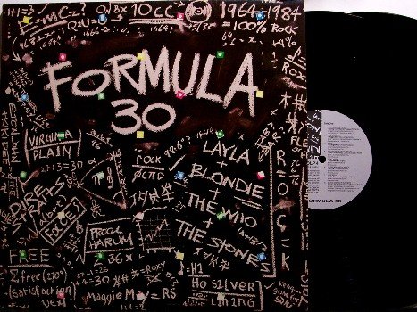 Formula 30 - Vinyl 2 LP Record Set - UK Pressing - Rolling Stones, Clapton, Procol Harum, etc - Rock