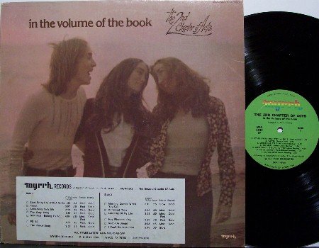 Second Chapter Of Acts - In The Volume Of The Book - DJ Copy - Vinyl LP Record - 2nd - Christian
