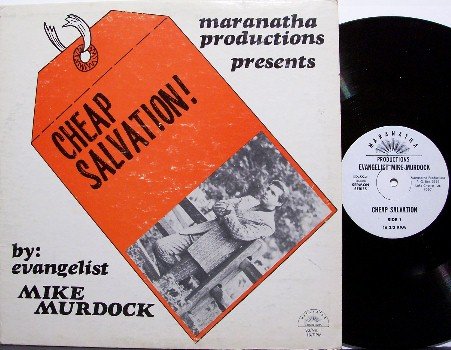 Murdock, Mike - Cheap Salvation - Vinyl LP Record - Great Cover - Unusual Christian