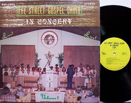 Lee Street Gospel Choir - Live In Concert - Vinyl LP Record - Christian Gospel