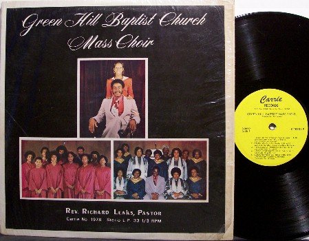 Green Hill Baptist Church Mass Choir - Self Titled - Vinyl LP Record - Christian Gospel