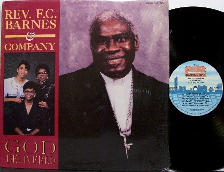 Barnes, Reverend F.C. & Company - God Delivered - Vinyl LP Record - Christian Gospel