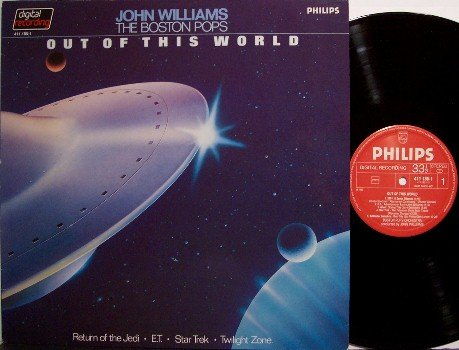 Out Of This World - Vinyl LP Record - John Williams Soundtrack Music - ET / Star Wars / Trek - OST