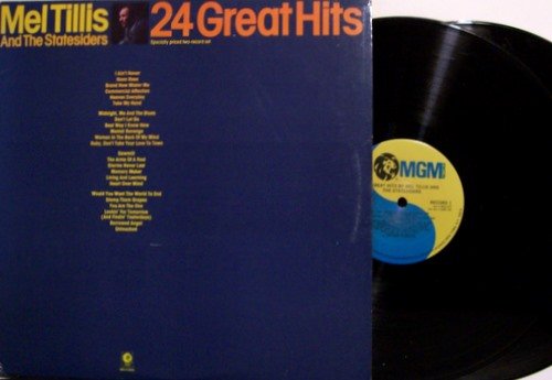 Tillis, Mel & The Statesiders - 24 Great Hits - Best Of - Vinyl 2 LP Record Set - Country