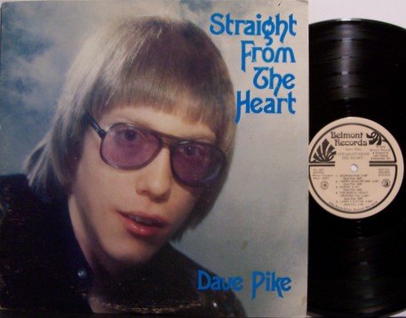 Pike, Dave - Straight From The Heart - Vinyl LP Record - Private Label 70's Country