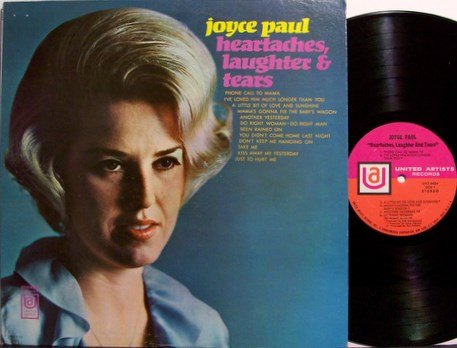 Paul, Joyce - Heartaches Laughter & Tears - Vinyl LP Record - Female Country