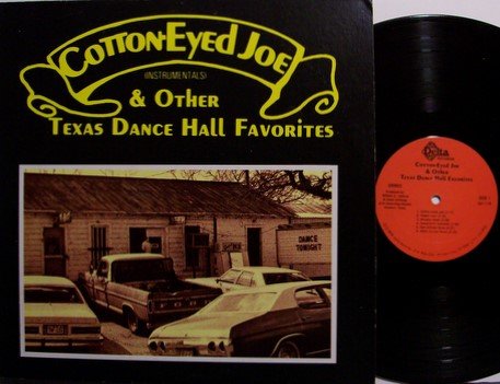 Cotton Eyed Joe - Instrumentals - The Texas Playboys - Vinyl LP Record - Texas Country