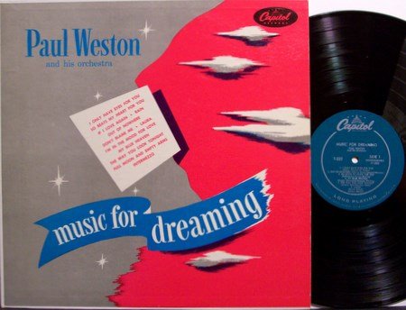 Weston, Paul & His Orchestra - Music For Dreaming - Vinyl LP Record - Exotic Jazz