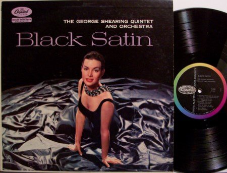 Shearing, George Quintet - Black Satin - Vinyl LP Record - Capitol Mono - Exotic Jazz