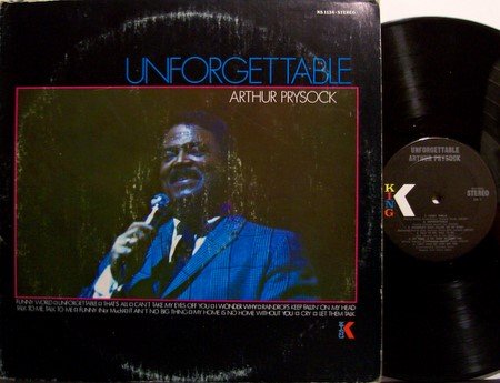 Prysock, Arthur - Unforgettable - Vinyl LP Record - R&B Jazz
