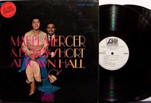 Mercer, Mabel & Bobby Short - At Town Hall - Vinyl 2 LP Record Set - Mono - White Label Promo - Jazz