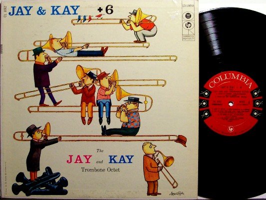 Johnson, J.J. & Kai Winding - Jay and Kay +6 - Misprint Cover - Vinyl LP Record - 6 Eye - JJ - Jazz