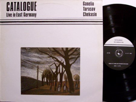Ganelin Trio - Catalogue Live In East Germany - Vinyl LP Record - UK Leo Label - Free Jazz
