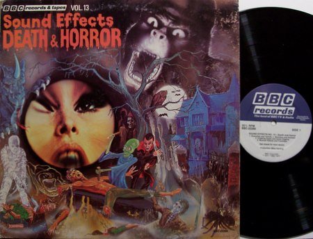 Sound Effects Death & Horror - Vinyl LP Record - BBC Halloween