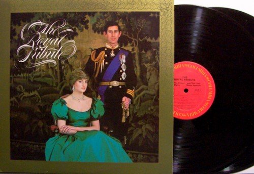 Princess Diana - The Royal Tribute - Vinyl 2 LP Record Set - Di Prince Charles - Weird Unusual
