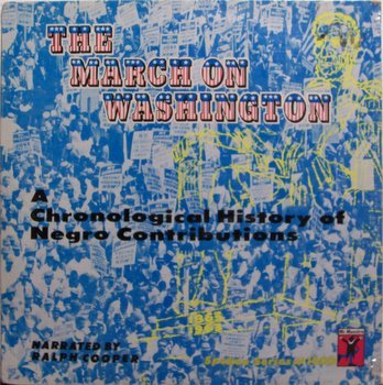 March On Washington D.C., The - Sealed Vinyl LP Record - 1963 Negro History