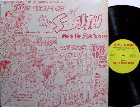 Focus On The South - The Griners - Vinyl LP Record - Southern Offbeat Humor - Comedy