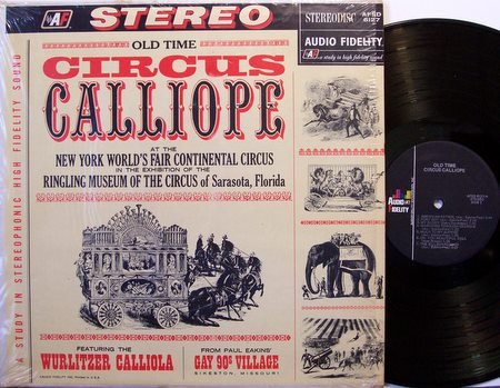 Circus Calliope - New York 1964 World's Fair - Vinyl LP Record - Odd Unusual