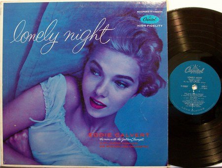 Calvert, Eddie - Lonely Night - Vinyl LP Record - Capitol Mono - Sexy Cheesecake Odd Unusual