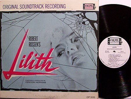 Lilith - Soundtrack - Vinyl LP Record - Mono - White Label Promo - Warren Beatty - OST