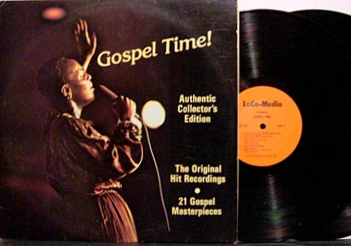 Gospel Time Vinyl 2 LP Record Set Various Artists Black Gospel