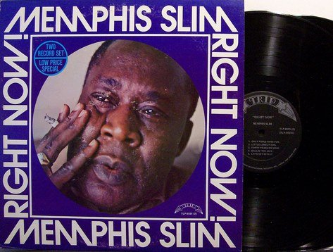 Memphis Slim - Right Now - Vinyl 2 LP Record Set - Blues