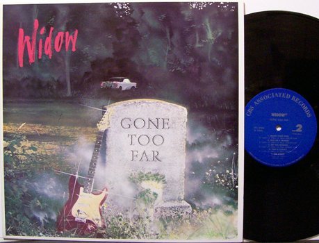 Widow - Gone Too Far - Vinyl LP Record - Rock