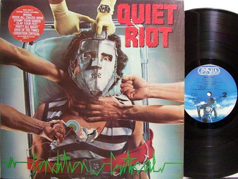 Quiet Riot - Condition Critical - Vinyl LP Record - Rock