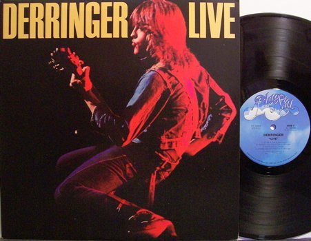 Derringer, Rick - Live - Vinyl LP Record - Rock