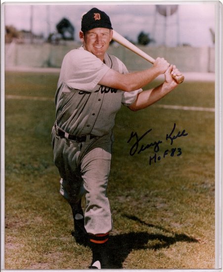 George Kell Authentic Autopraphed 8x10 with #'d COA