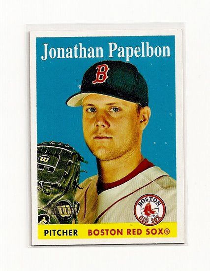2007 Topps Heritage Jonathan Papelbon card# 361 - Red Sox