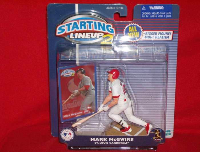 2001 Hasbro Starting Lineup 2 Mark McGwire - Cardinals