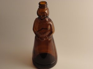1972 Aunt Jemima ~ Amber Syrup Bottle