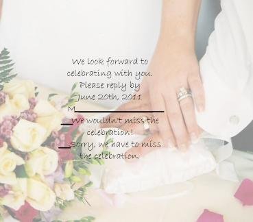Hand in Hand rsvp cards