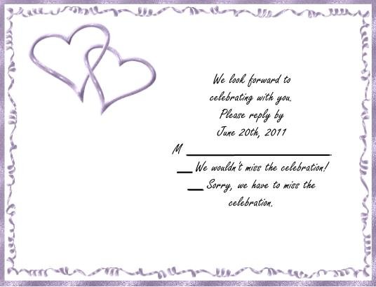 Purple Hearts rsvp