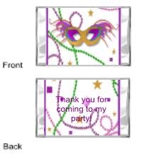 Masquerade mini bars