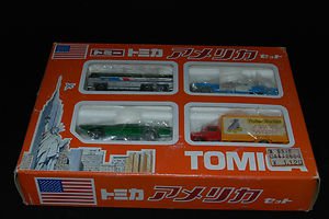Tomica American Car Gift Set F4 F49 F51 F64 Rare Vintage Mint Condition