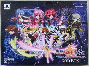 PSP Mahou Shoujo Lyrical Nanoha A's Gears of Destiny GOD BOX JPN LTD NEW