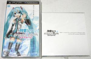 PSP Hatsune Miku Project Diva Extend w/Special CD JPN VER NEW