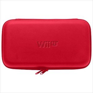 Nintendo Wii U Game Pad Official Licenced Hori EVA Hard Pouch Red