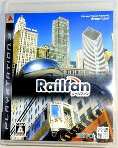PS3 Railfan JPN VER Used Excellent Condition Chicago CTA JR Keihan