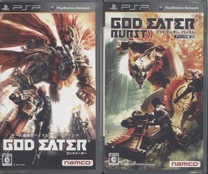 PSP God Eater & God Eater Burst JPN VER Used Excellent Condition