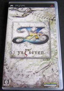 PSP Ys Seven PSP JPN VER Used Excellent Condition