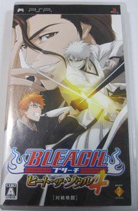 PSP Bleach Heat the Soul 4 JPN VER Used Excellent Condition