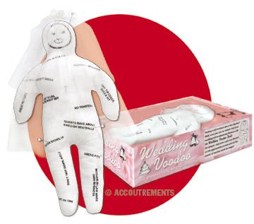 Cloth Wedding VooDoo Doll, with Pins