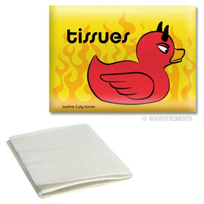 Devil Duck Print Tissue Holder
