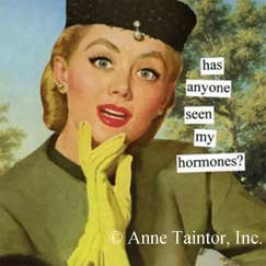 "Has Anyone Seen My Hormones" Magnet