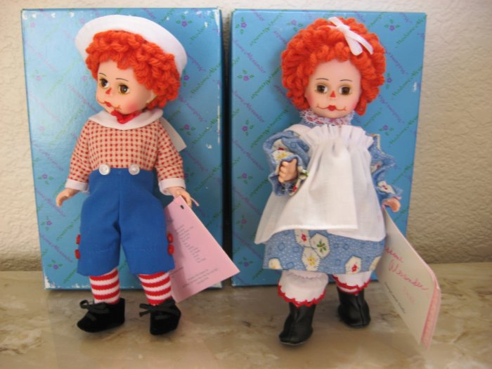 Madame Alexander Doll Set "Mop Top Billy" and "Mop Top Wendy"