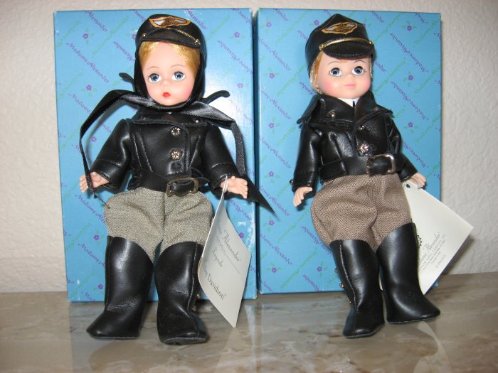 Madame Alexander Doll Set "Harley Wendy" and "Harley Billy"